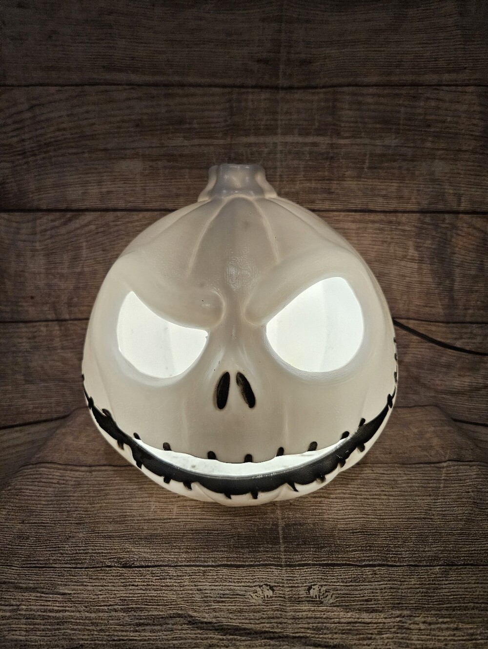 Disney Nightmare Before Christmas Jack Skellington lighted pumpkin